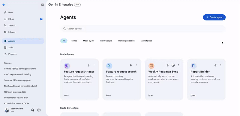 Agent Marketplace 中有哪些類型的 AI Agent？