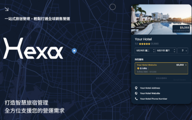OTA訂房整合系統(不含金流) - HEXA 