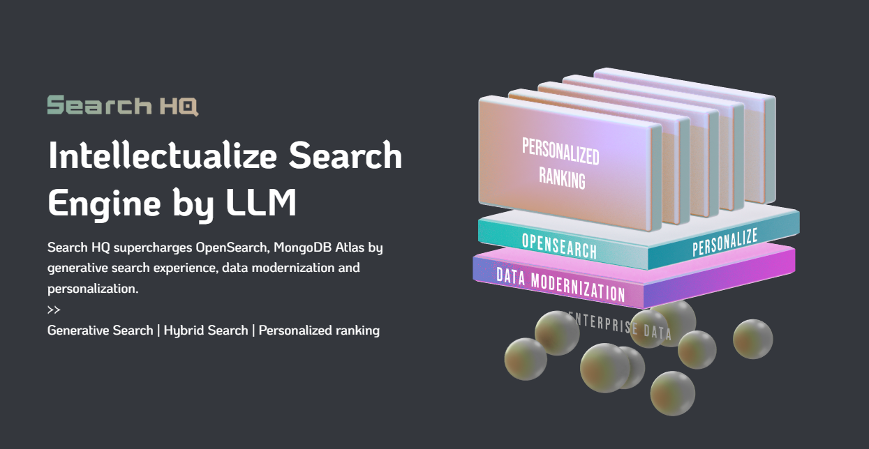 強化OpenSearch應用 - Search HQ 生成式搜尋
