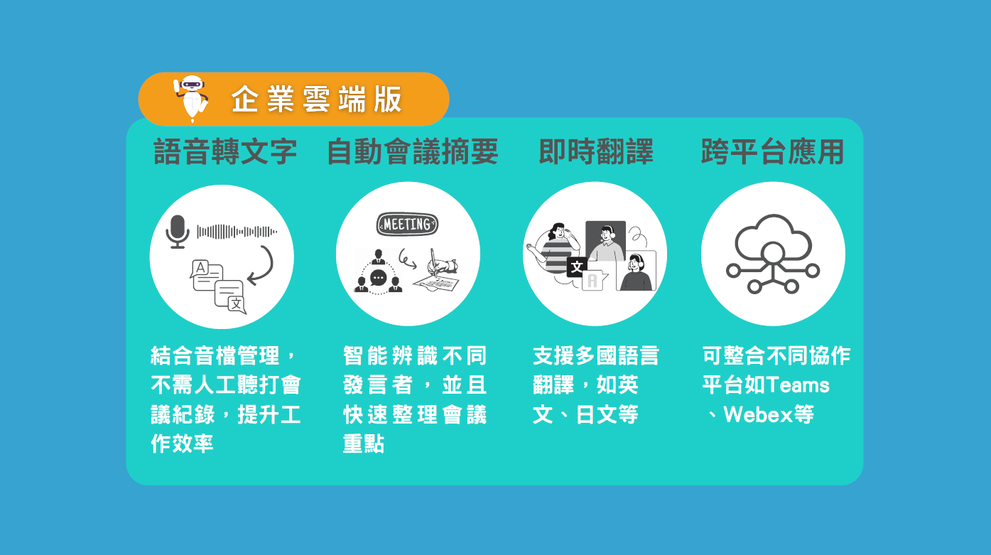 METAMatch 會議記錄AI助手 (企業雲端版)