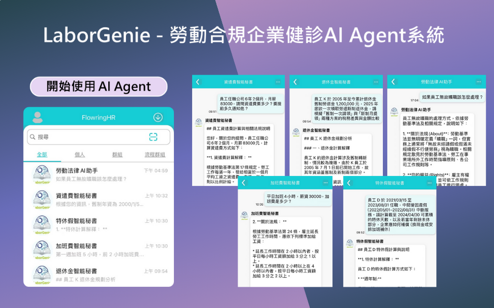 企業勞資風險管理幫手 - LaborGenie 勞資健診機器人