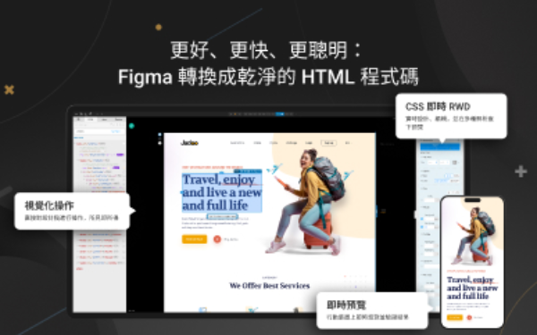 響應式網頁設計開發工具 - pxCode