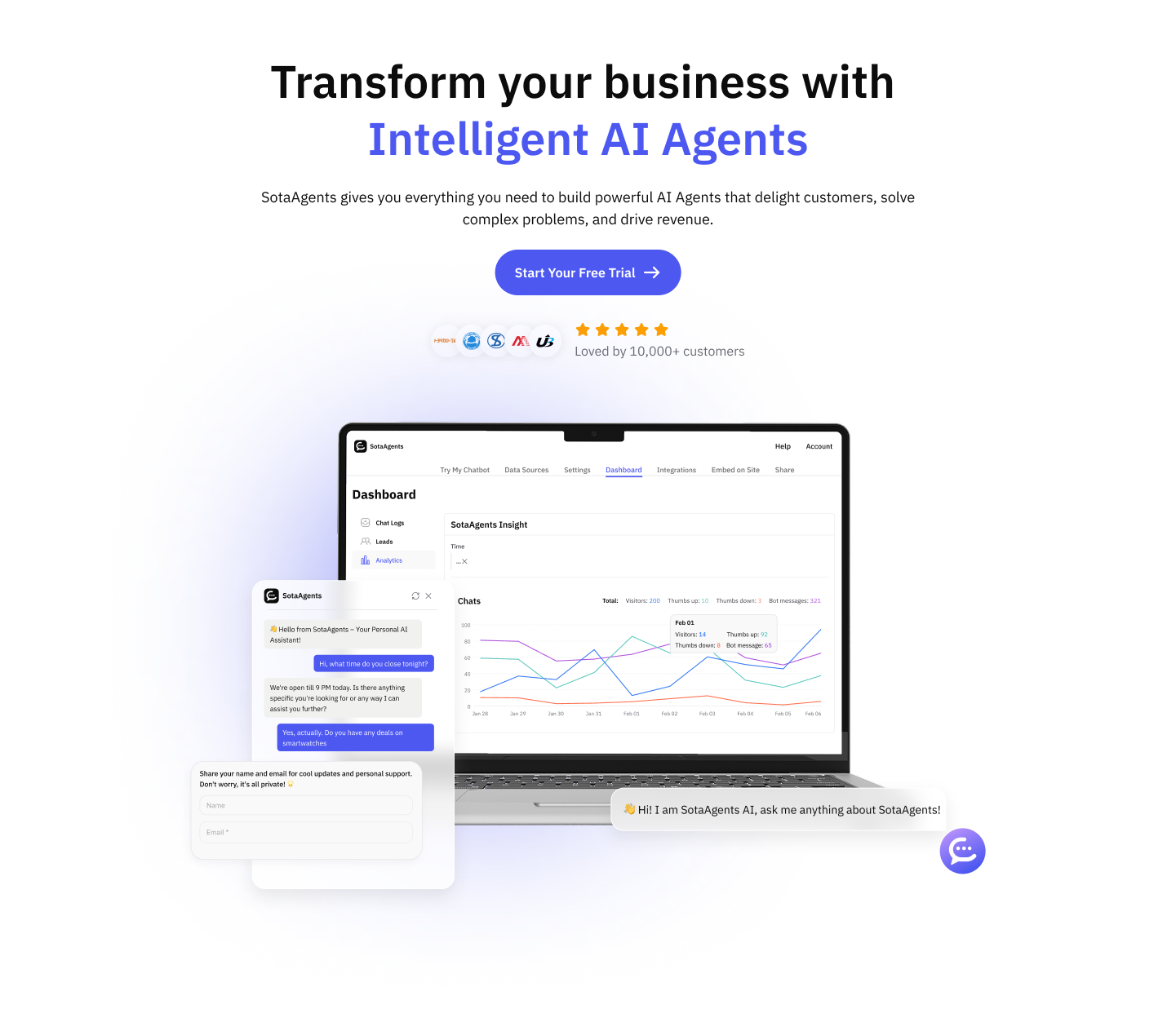 AI Agent 建構平台 - SotaAgents AI Agent 建構平台 - SotaAgents