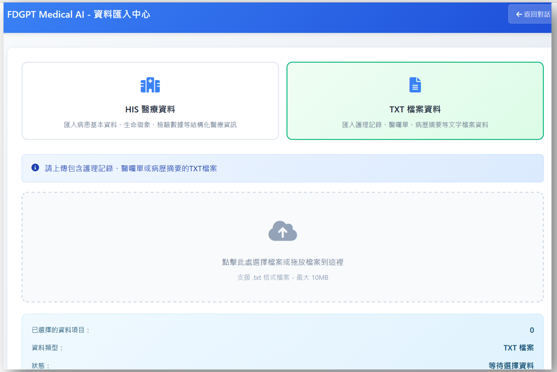 醫療專用 AI 系統 - FDGPT 核心定位
