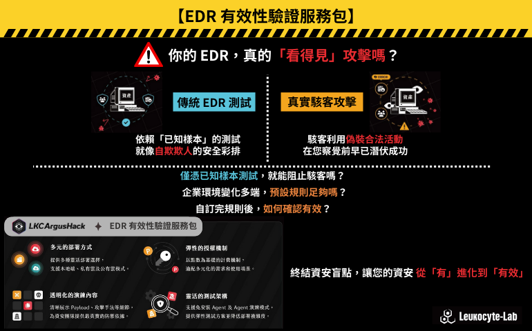 EDR 有效性驗證服務包 - LKCArgusHack BAS 